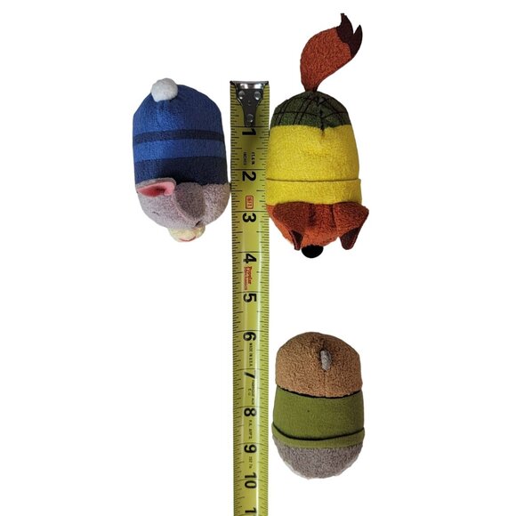 Disney Zootopia Mini Plush Lot Flash Slothmore Nike Wilde Judy Hopps Tsum Tsum - Picture 8 of 8